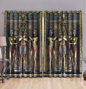 Ancient Egypt 3D All Over Printed Window Curtains