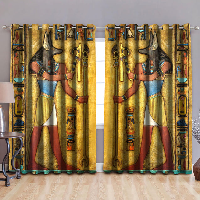 Ancient Egypt 3D All Over Printed Window Curtains