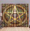 Celtic Colorful 3D All Over Printed Window Curtains