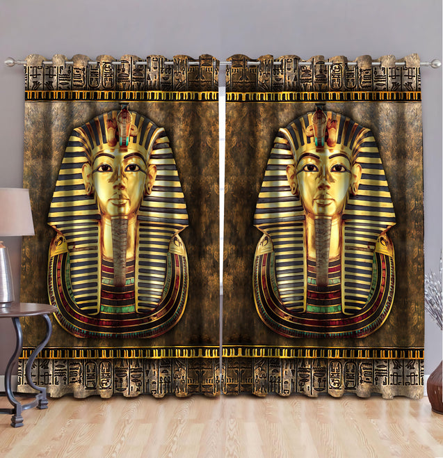 Ancient Egypt 3D All Over Printed Window Curtains