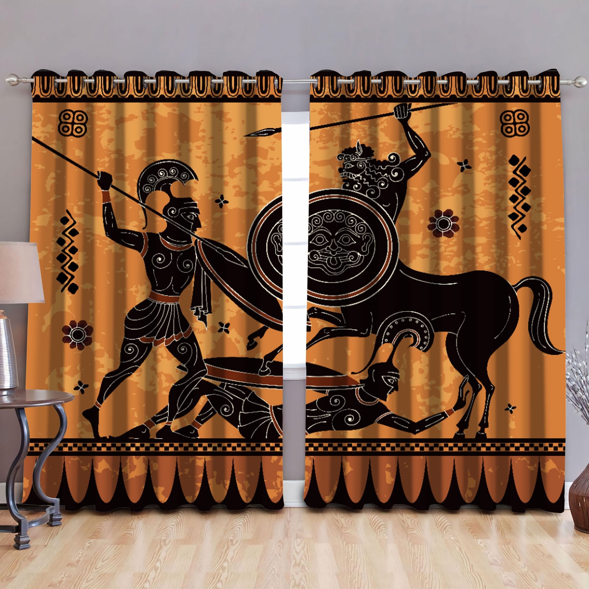 Ancient greece Centaur Greek Mythology 3D print Curtain