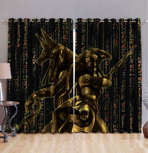 Ancient Egypt 3D All Over Printed Window Curtains