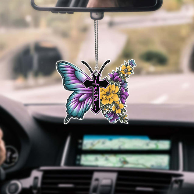 Butterfly Faith Unique Design Car Hanging Ornament