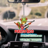 Coqui Loving Puerto Rico Unique Design Car Hanging Ornament