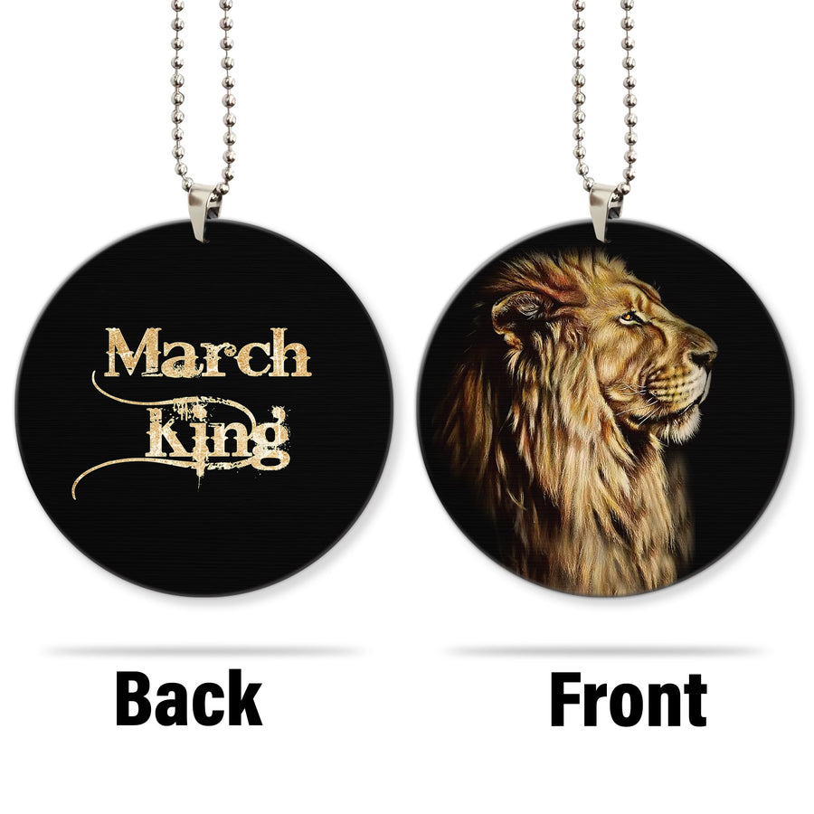 March King Lion Unique Design Car Hanging Ornament