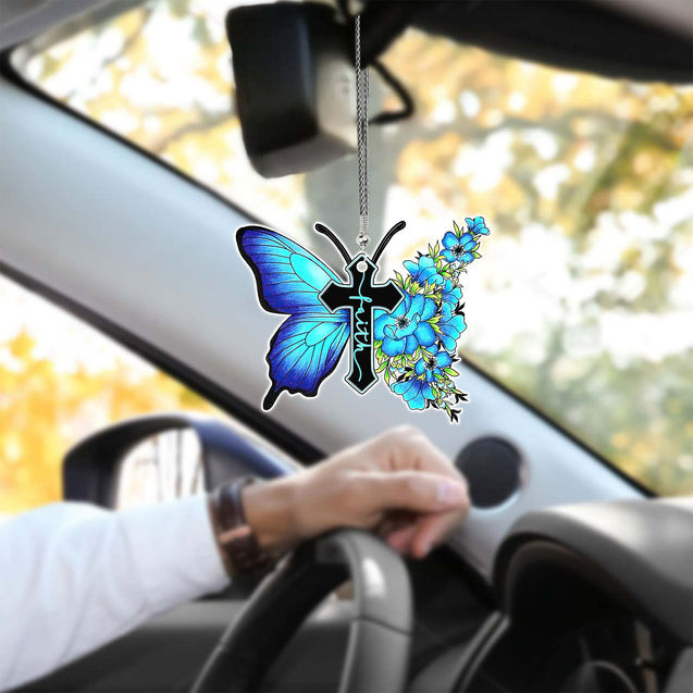 Butterfly Faith Unique Design Car Hanging Ornament