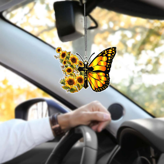 Butterfly Faith Unique Design Car Hanging Ornament