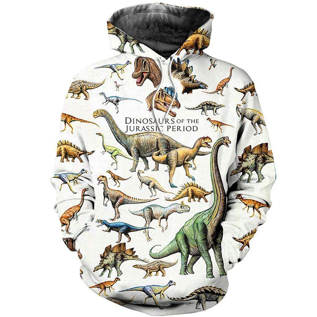 3D All Over Printed Dinosaurs Shirts and Shorts-3D All Over Printed Clothes-HP Arts-Normal Hoodie-XS-Vibe Cosy™