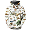 3D All Over Printed Dinosaurs Shirts and Shorts-3D All Over Printed Clothes-HP Arts-Normal Hoodie-XS-Vibe Cosy™