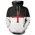 3D All Over Printed Knights Templar Flag Shirts and Shorts-Knights Templar Flag-RoosterArt-Hoodie-XS-Vibe Cosy™