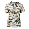 3D All Over Printed Dinosaurs Shirts and Shorts-3D All Over Printed Clothes-HP Arts-T-shirt-XS-Vibe Cosy™