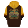 A Bear Kills You Vintage Camping All Over Printed Hoodie