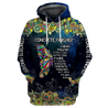 Wife of Concrete Finisher butterfly pattern combo legging hoodie