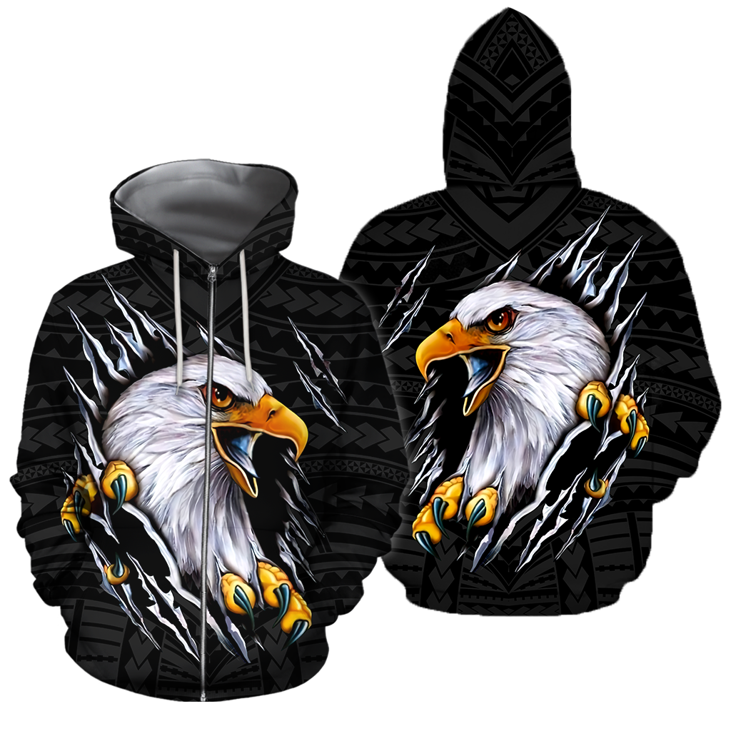 Samoa Eagle 3D Hoodie Shirt For Men And Women LAM