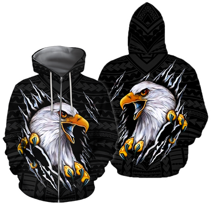 Samoa Eagle 3D Hoodie Shirt For Men And Women LAM