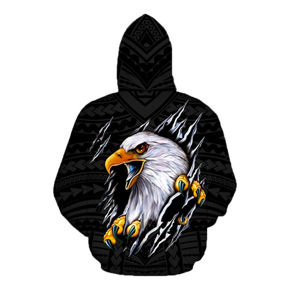 Samoa Eagle 3D Hoodie Shirt For Men And Women LAM
