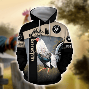 Premium Rooster 3D All Over Printed Unisex Shirts