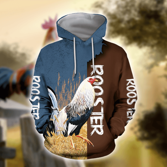 Premium Rooster 3D All Over Printed Unisex Shirts