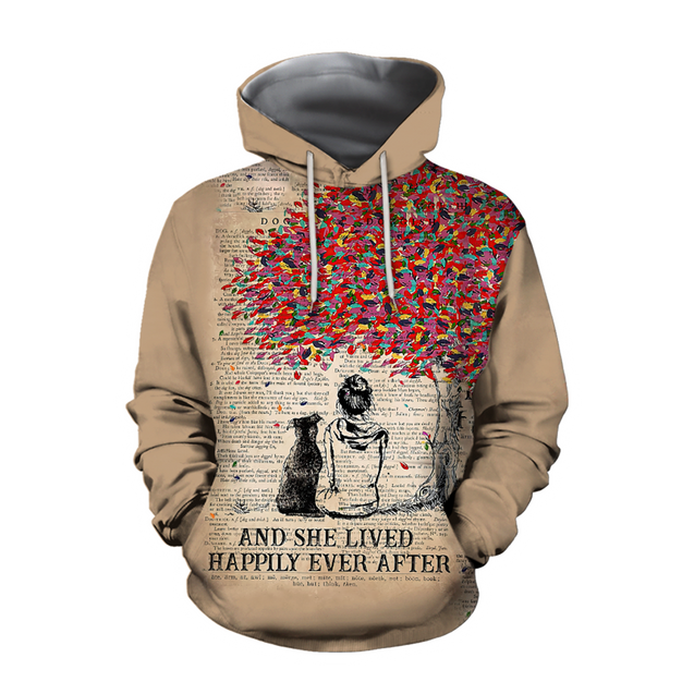 Dog lover - She lived happily ever after 3D hoodie shirt for men and women