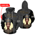 Custom name The Queen Ancient Egypt 3D design print shirts