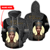 Custom name The Queen Ancient Egypt 3D design print shirts