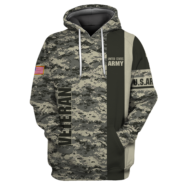 Personalized name German Army Hoodie 3D All Over Printed Unisex Shirts TNA19052101