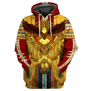 Eagle Native American 3D All Over Printed Unisex Shirts