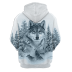 Love Wolf Native American 3D All Over Printed Shirts for Women