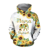 Mama Elephant Sunflower - Mother's Day Gift 3D Unisex Shirt