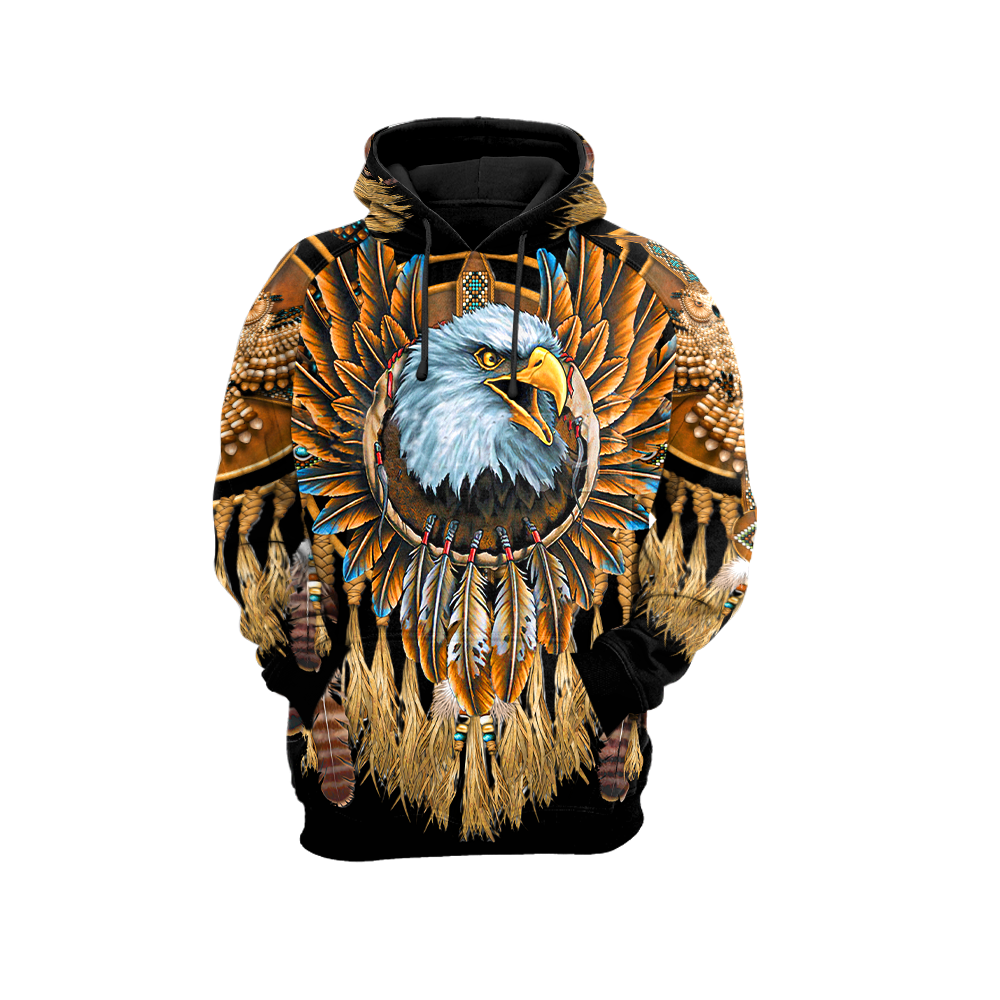 Eagle Native American 3D All Over Printed Unisex Shirts