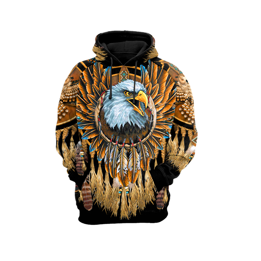 Eagle Native American 3D All Over Printed Unisex Shirts