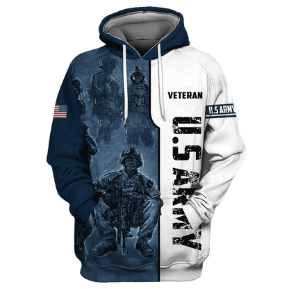 US Veteran 3D All Over Printed Unisex Hoodie Pi24052107