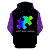 3D All Over Printed Autism Unisex Shirts Custom Name  XT