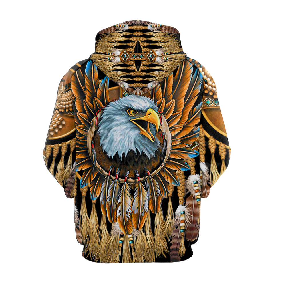 Eagle Native American 3D All Over Printed Unisex Shirts