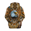 Eagle Native American 3D All Over Printed Unisex Shirts