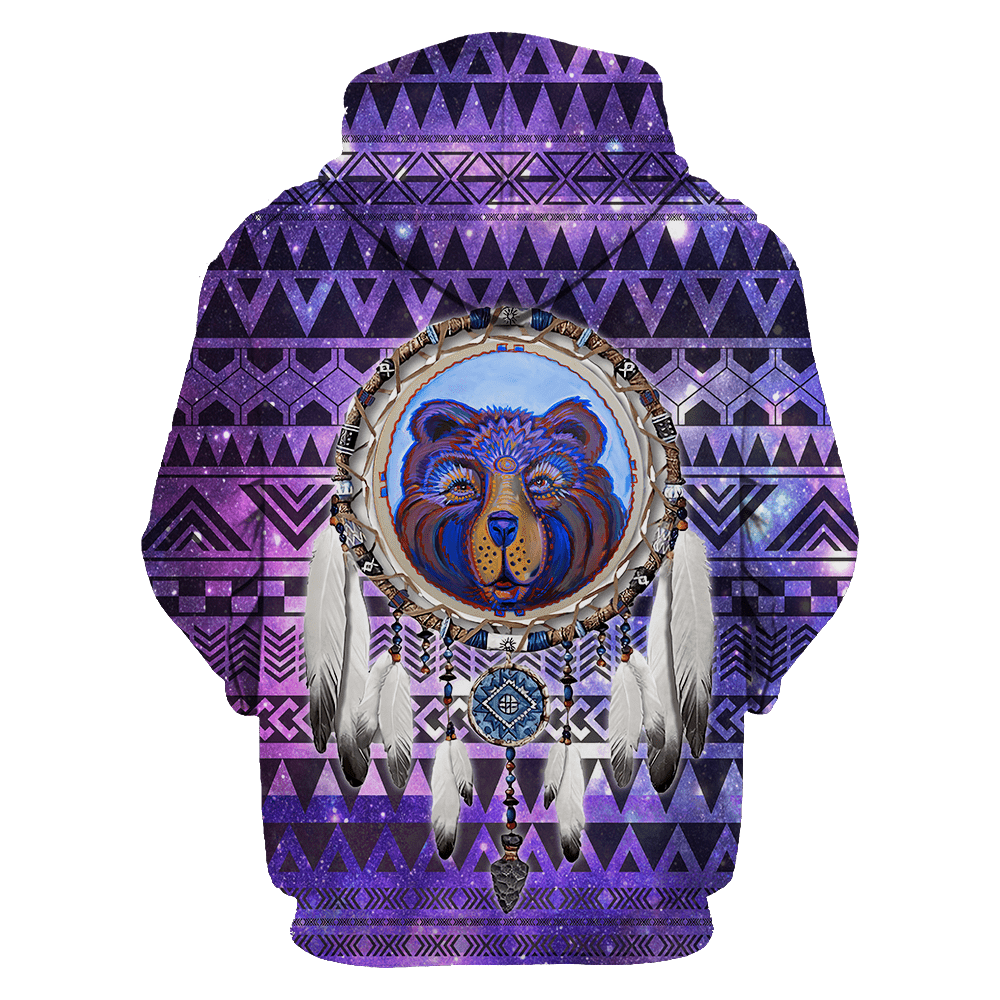 Bear Native American 3D All Over Printed Unisex Shirts