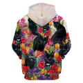 Flower Black Cats Shirts For Men And Women NTN19022104