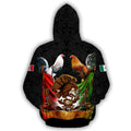 Mexico Rooster 3D All Over Printed Unisex Shirts