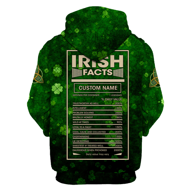 Irish Facts 3D All Over Printed Unisex Shirts PD03022101