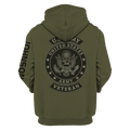 US Veteran Persionalized Name 3D All Over Printed Unisex Hoodie