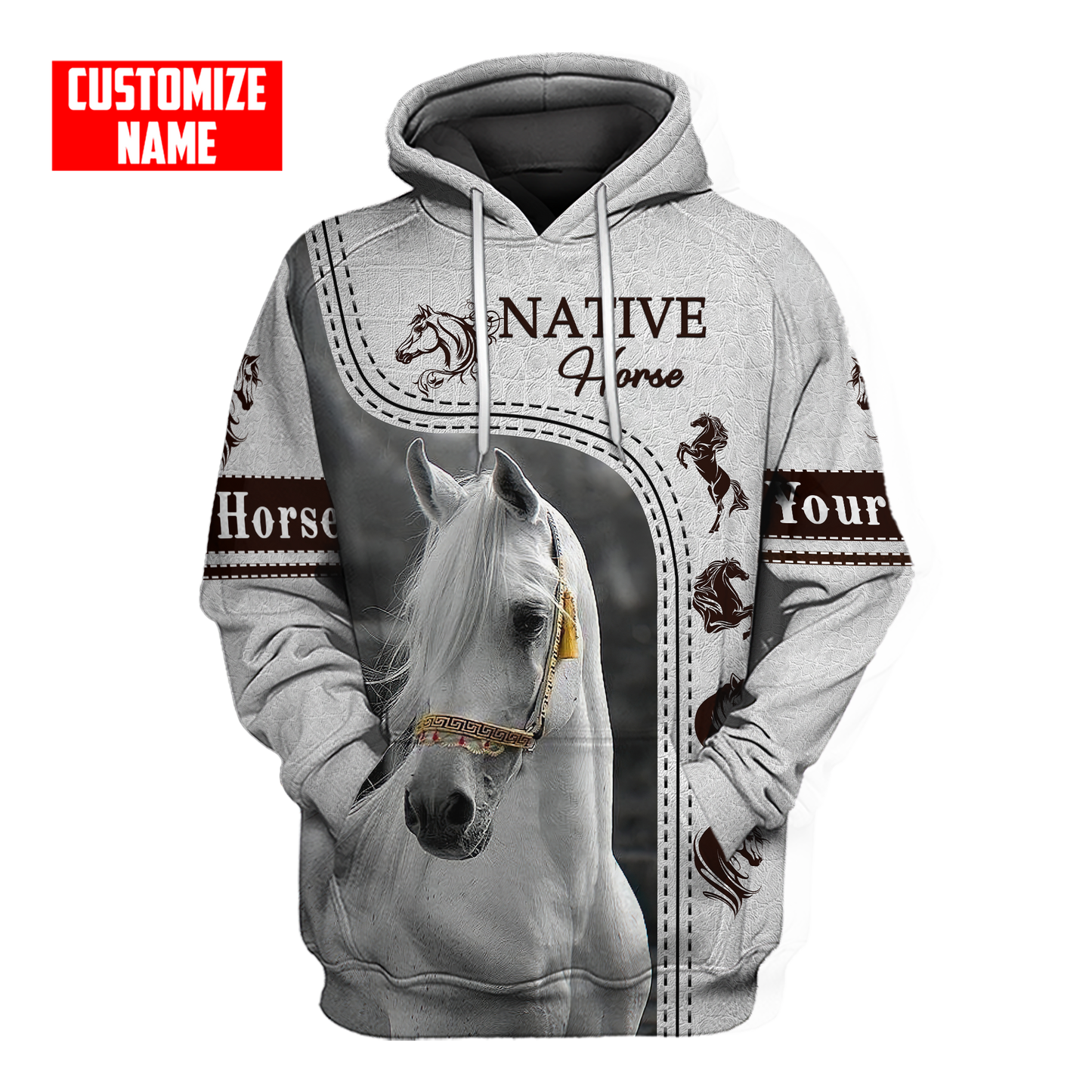 Customized Name Native American 3D All Over Printed Shirts for Women