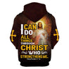 Jesus-I Can Do All Things 3D All Over Printed Unisex Hoodie