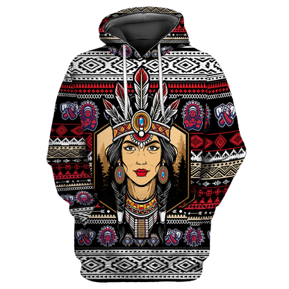 Native American 3D All Over Printed Unisex Shirts