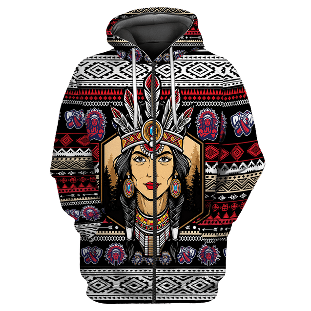 Native American 3D All Over Printed Unisex Shirts