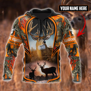 Premium Hunting for Hunter Customize name 3D Printed Unisex Shirts