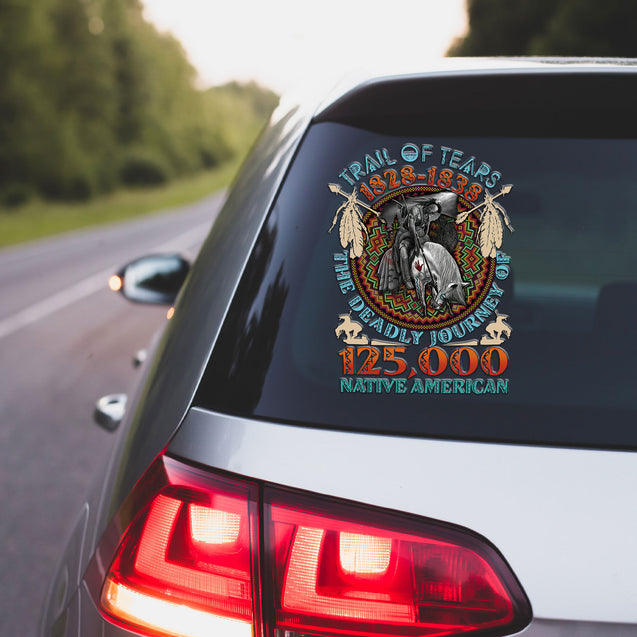 Native American Car Sticker For The Lover