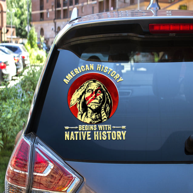 Native American Car Sticker For The Lover