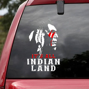 Native American Car Sticker For The Lover