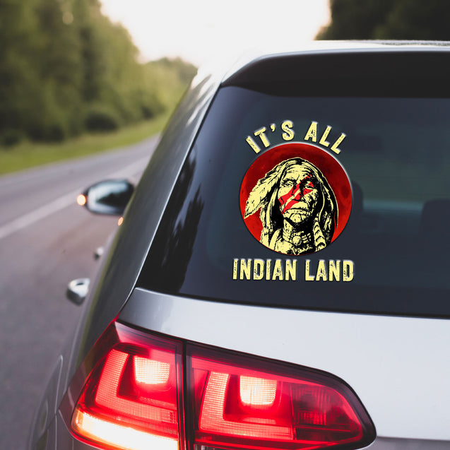 Native American Car Sticker For The Lover