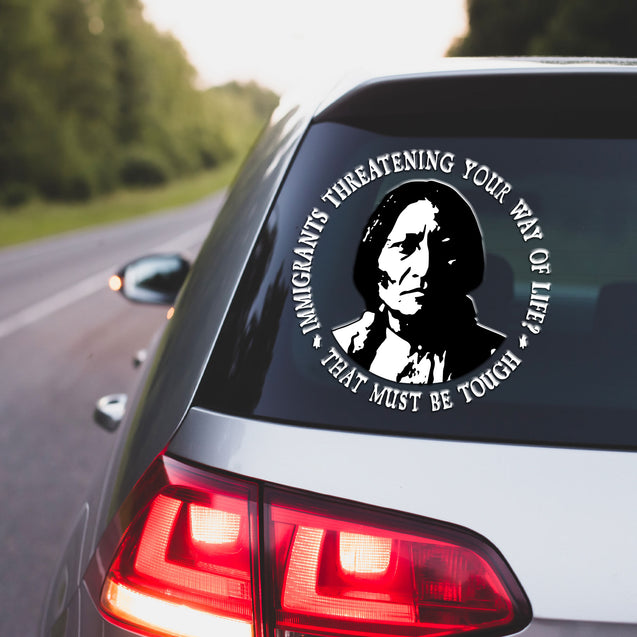 Native American Car Sticker For The Lover